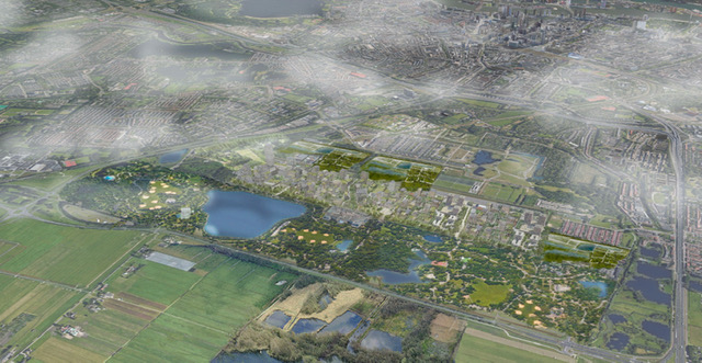 BTV Rotterdam en tal van politieke partijen zien op deze locatie liever huizen tussen groen